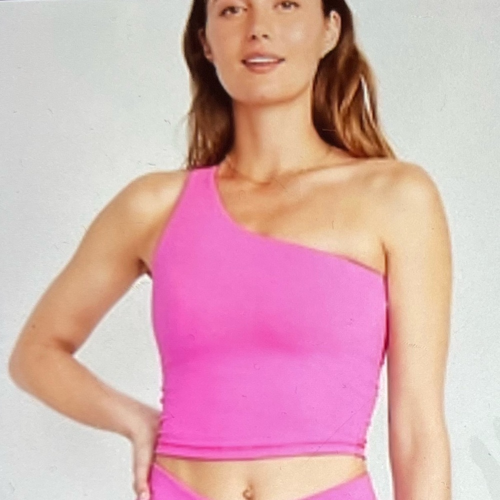Old Navy Light Support Powerchill One Shoulder Sports Bra